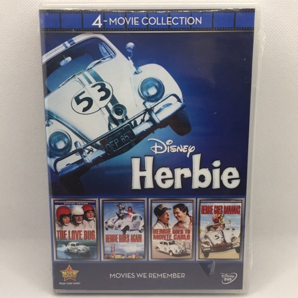 Disney Herbie 4 Dvd Movie Collection Sealed